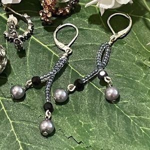 💎 Blue Galaxy Earrings